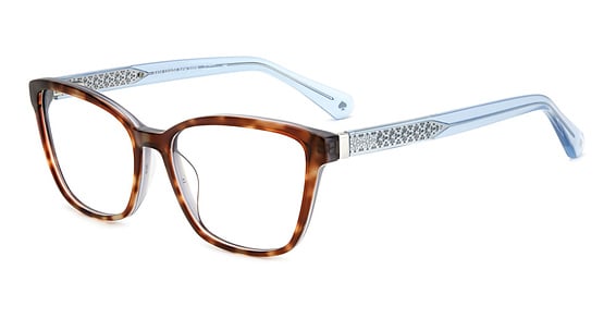 Kate Spade Belen/US - Havana Blue, Acetate, Cat Eye frame