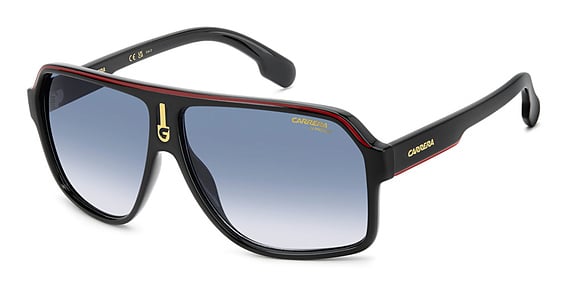 Carrera CA 1001/S/US - 2m208 Blk Gold B, Plastic, Rectangle frame