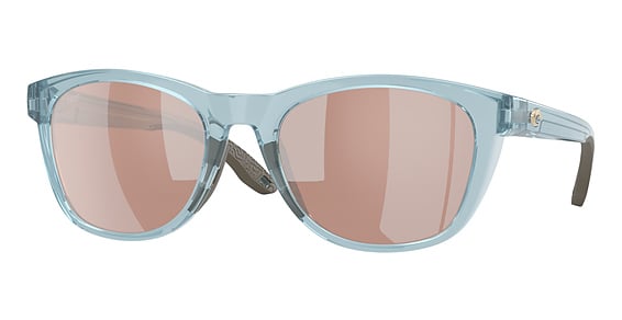 Costa Del Mar 6S9108 ALETA - Translucent Silt Blue, Acetate, Round frame