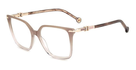 Carolina Herrera HER 0382 - Nude, Acetate, Rectangle frame