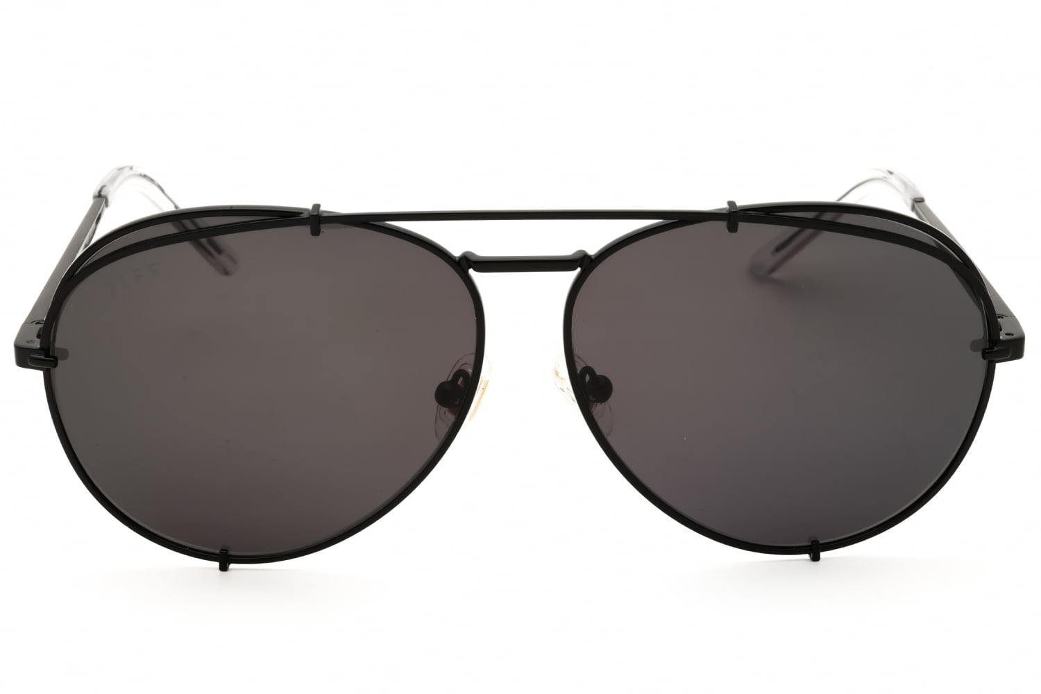 DIFF Eyewear SDFKOKO - Black, Metal, Aviator frame