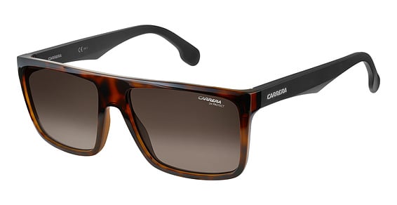Carrera 5039/S - 2osha Hvn Mtblk, Plastic, Flat-Top frame