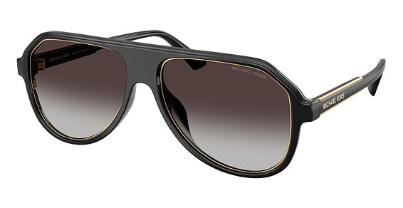 Michael Kors MK2281U MOLOKAI - Black, Acetate, Aviator frame