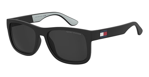 Tommy Hilfiger TH 1556/N/S - 08air Blackgrey, Plastic, Rectangle frame