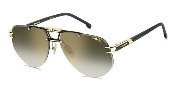Carrera CA 1087/S/US - I46d6 Mt Bk Gd, Stainless Steel, Aviator frame