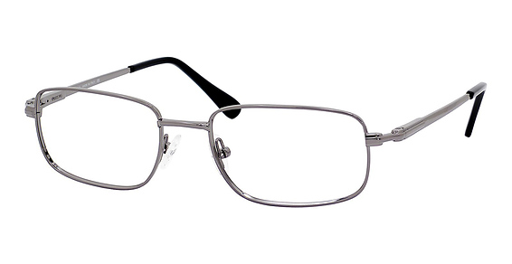 Elasta E 7193 - Ruthenium, Stainless Steel, Rectangle frame