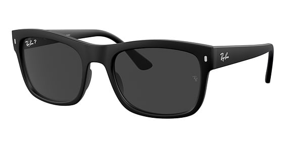 Ray-Ban RB4428 - Matte Black, Acetate, Oval frame