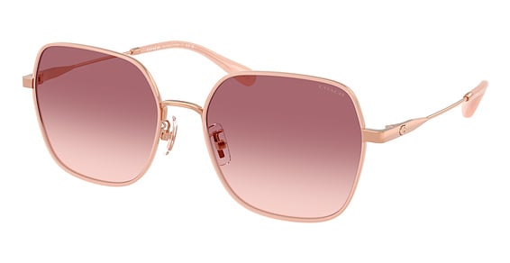 COACH HC7180D CAE93 - Shiny Rose Gold, Metal, Round frame
