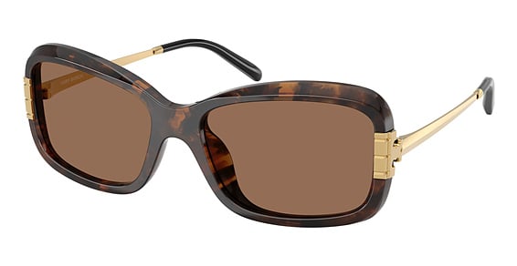 Tory Burch TY9077U - Tortoise, Acetate, Rectangle frame