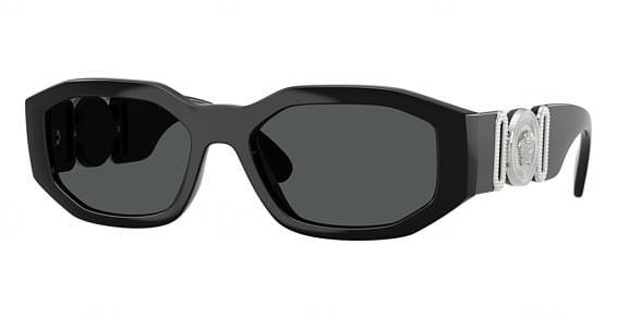 Versace VE4361F - Black, Plastic, Geometric frame
