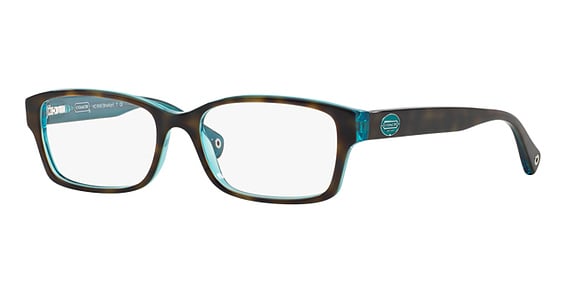 COACH HC6040 BROOKLYN - Dark Tortoise, Plastic, Rectangle frame