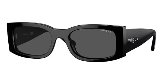 Vogue VO5584S - Black, Plastic, Oval frame