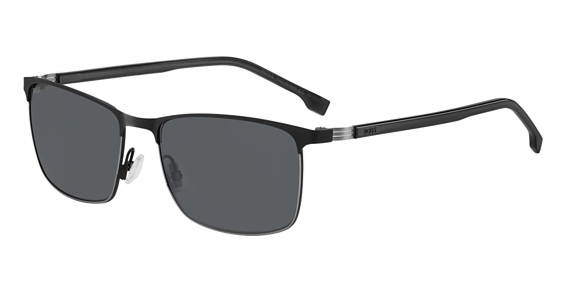 Hugo Boss BOSS 1635/S - Ti7ir Mtblk Rut, Metal, Rectangle frame