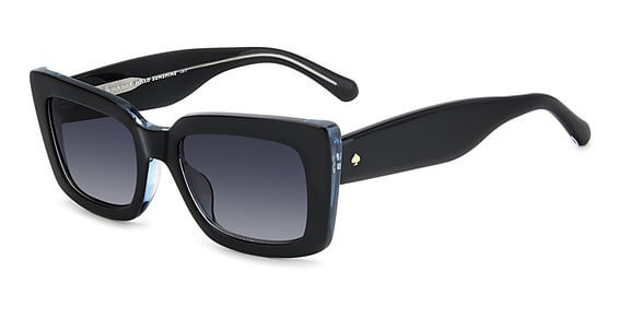 Kate Spade KS Cailin 2/S - D519o Blk Blue B, Acetate, Rectangle frame