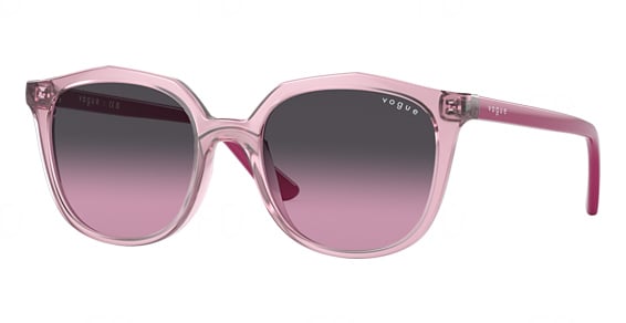 Vogue Junior VJ2016 - Transparent Purple, Acetate, Round frame