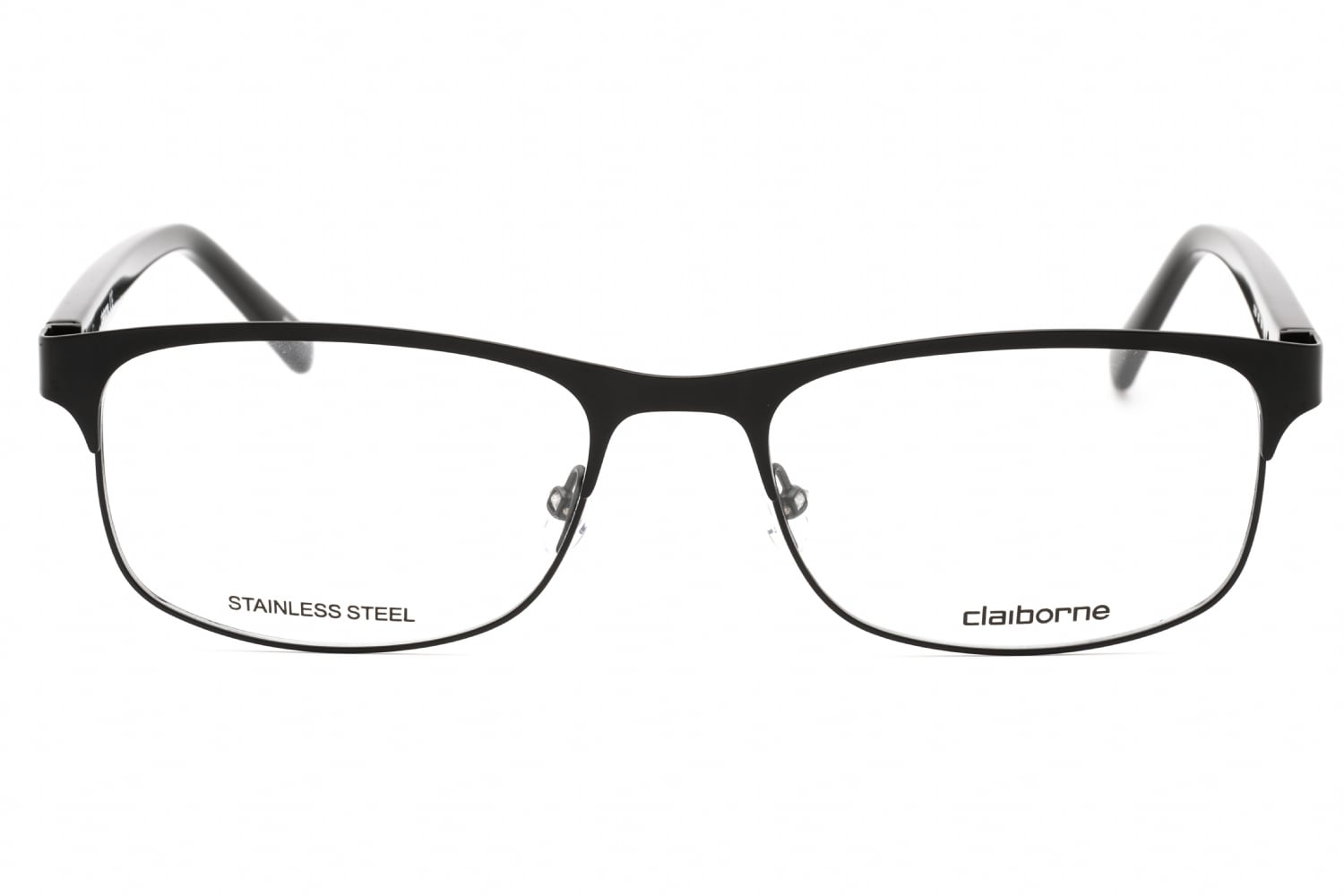 Liz Claiborne CB 256 - Matte Black, Mixed Materials, Rectangle frame