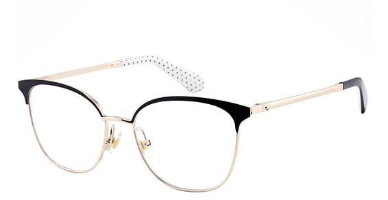 Kate Spade Tana/G - Black, Stainless Steel, Rectangle frame