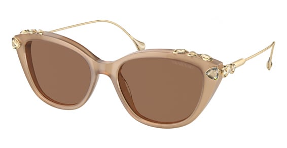 Swarovski SK6010 - Opal Beige, Plastic, Cat Eye frame