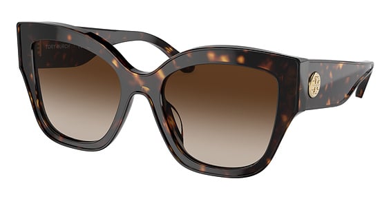 Tory Burch TY7184U - Dark Tortoise, Plastic, Cat Eye frame