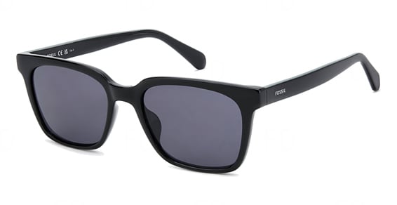 Fossil FOS 3183/G/S - 807ir Black, Acetate, Rectangle frame