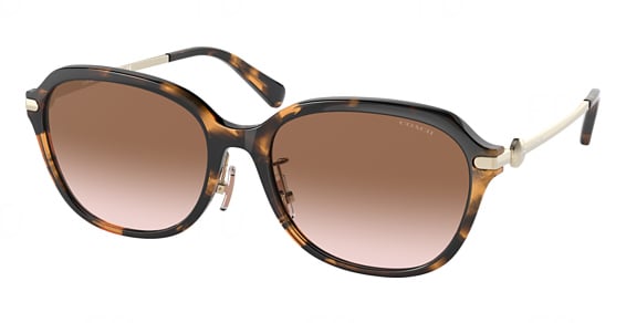 COACH HC8332D C6199 - Dark Tortoise, Acetate, Oval frame
