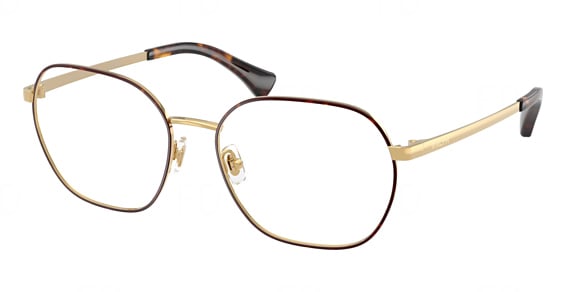 Ralph RA6051 - Dark Brown Havana, Metal, Round frame