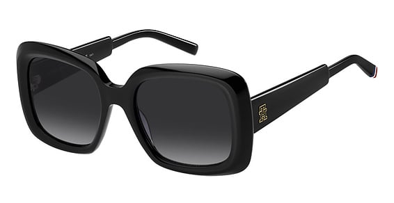 Tommy Hilfiger TH 2208/S - 8079o Black, Acetate, Rectangle frame