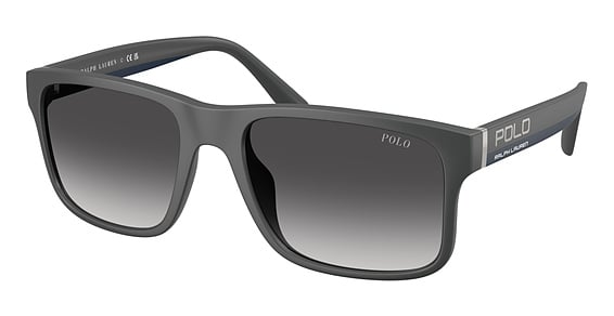 Polo PH4195U - Matte Dark Grey, Acetate, Rectangle frame