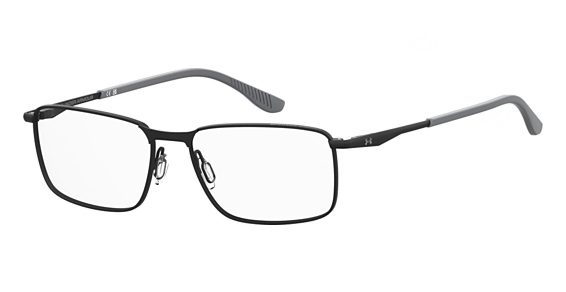 Under Armour UA 5071/G - Matte Black, Stainless Steel, Rectangle frame