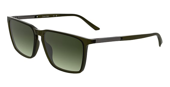 Calvin Klein CK25505S - Transparent Khaki, Plastic, Rectangle frame