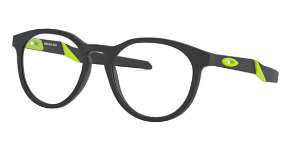 Oakley OY8014 ROUND OUT - Satin Black, Acetate, Oval frame