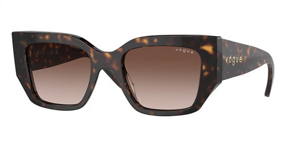 Vogue VO5583S - Dark Havana, Plastic, Rectangle frame