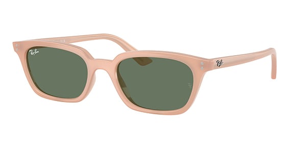 Ray-Ban RB4456 ZAYA - Cloudy Natural Pink, Acetate, Rectangle frame