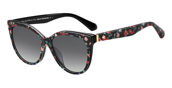 Kate Spade Daesha/S/US - 7rm9o Ptt Blk, Acetate, Cat Eye frame