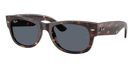 Ray-Ban RB0832S MEGA WAYFARER II - Havana, Acetate, Oval frame