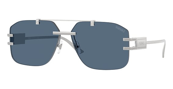 Versace VE2275 - Silver, Metal, Aviator frame