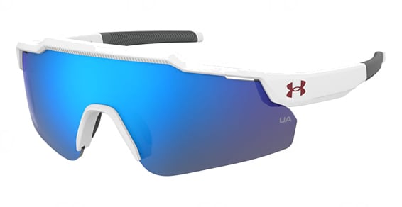 Under Armour UA Levelup JR - Wwkz0 Mtwht Blu, Plastic, Wrap-Around frame