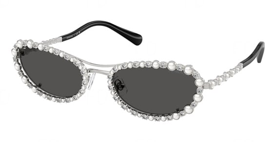 Swarovski SK7044 - Silver, Metal, Oval frame