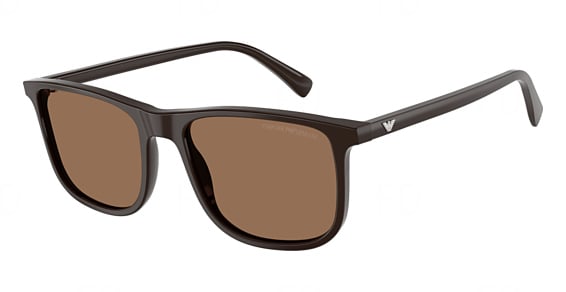 Emporio Armani EA4280F - Shiny Brown, Plastic, Mixed Shapes frame