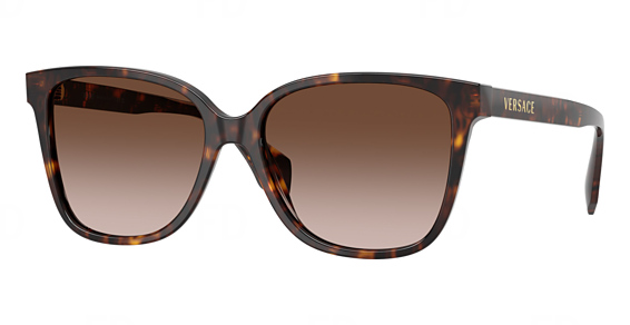 Versace VE4523F - Dark Havana, Plastic, Mixed Shapes frame