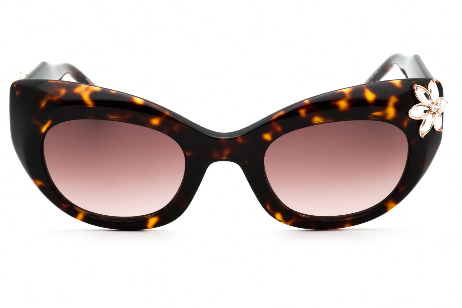 Carolina Herrera HER 0215/S - Dark Tortoise, Plastic, Cat Eye frame