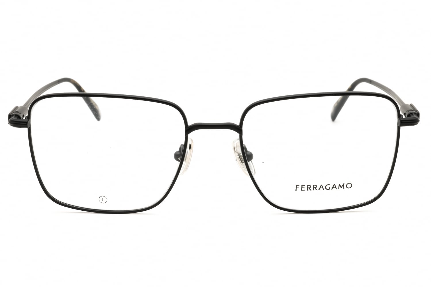 Salvatore Ferragamo SF2231 - Matte Black Metal, Metal, Rectangle frame