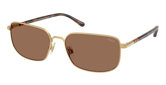 Polo PH3159 - Semishiny Gold, Metal, Rectangle frame