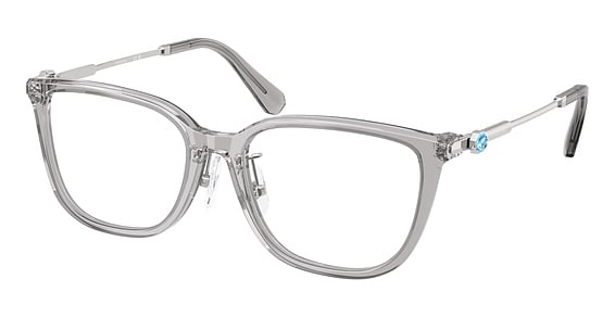 Swarovski SK2041D - Transparent Grey, Plastic, Oval frame