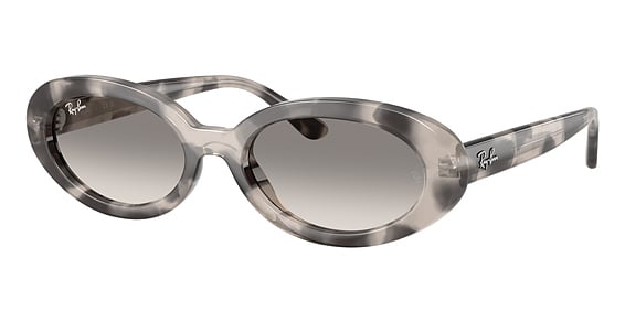 Ray-Ban RB2223 - Opal Grey Havana, Acetate, Oval frame