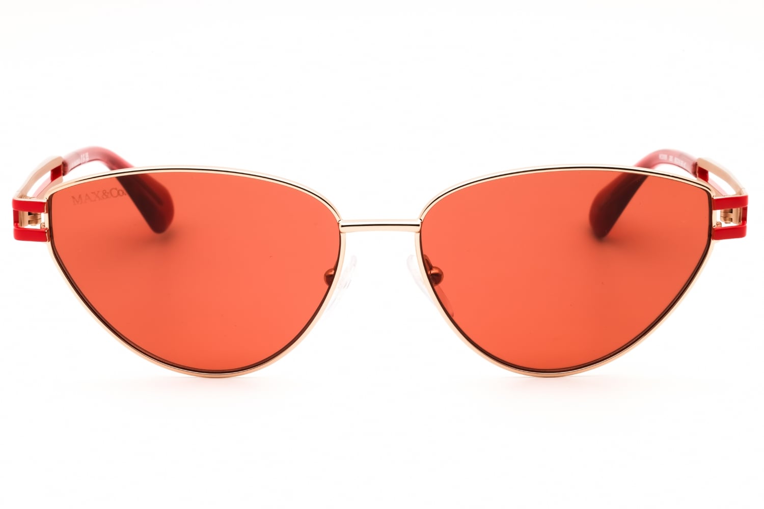Max & Co MO0089 - Shiny Rose Gold, Metal, Cat Eye frame