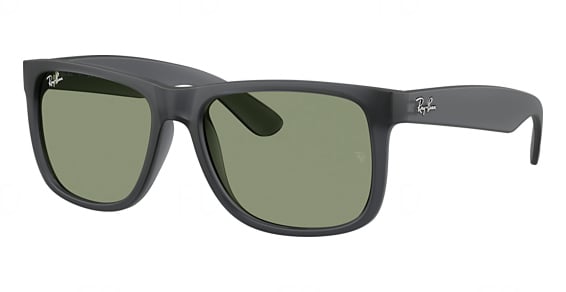 Ray-Ban RB4165 JUSTIN - Opal Grey, Acetate, Oval frame