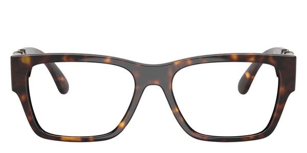 Versace VE3368U - Havana, Plastic, Rectangle frame