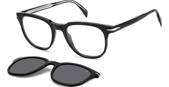 David Beckham DB 7120/CS - 807m9 Black, Plastic, Rectangle frame