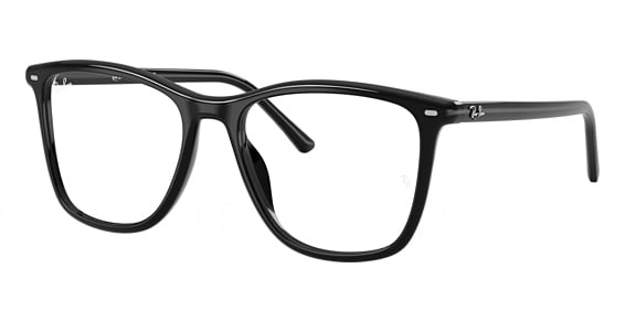 Ray-Ban RX5455F - Black, Plastic, Mixed Shapes frame